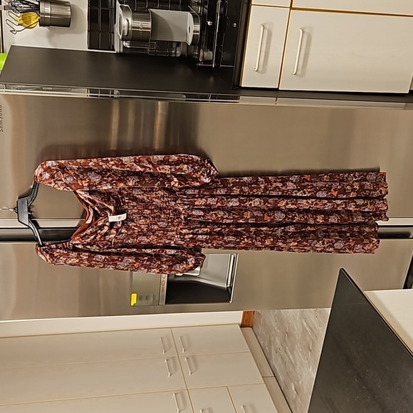 💕ASTR💕 Arlette Floral Sweetheart Long Sleeve Maxi Dress Floral Print Small NWT - Picture 11 of 16